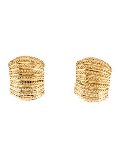 Pre-owned Givenchy Vintage Clip-on Earrings In Multi