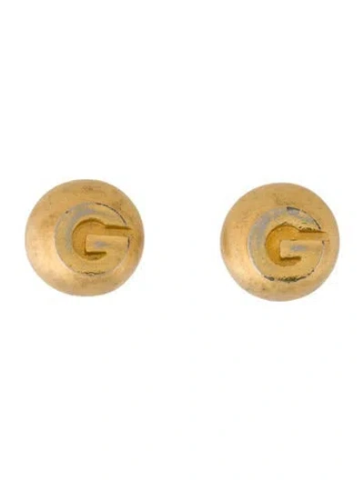Pre-owned Givenchy Vintage Clip-on Earrings In Multi