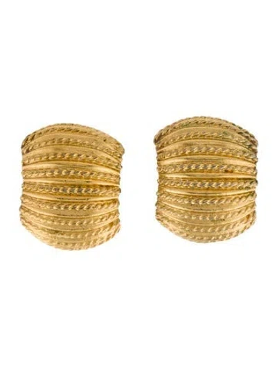 Pre-owned Givenchy Vintage Clip-on Earrings In Multi