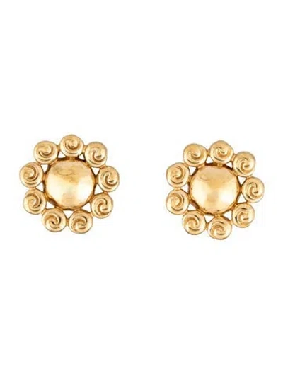 Pre-owned Givenchy Vintage Clip-on Earrings In Multicolor