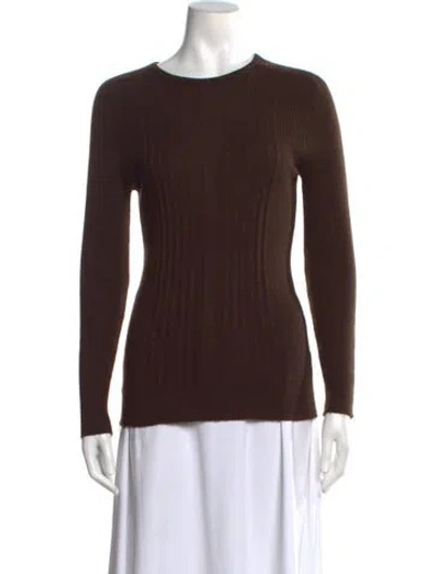 Pre-owned Givenchy Vintage Crew Neck Sweater In Brown