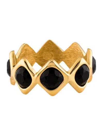 Pre-owned Givenchy Vintage Crystal Bangle Bracelet, 7.75" In Multicolor