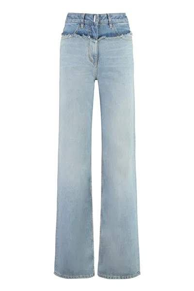 Givenchy Vintage Effect High-waisted Denim Pants