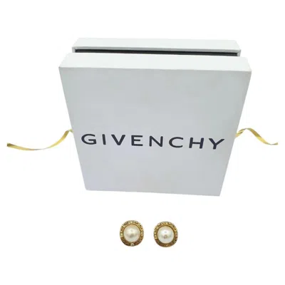 Pre-owned Givenchy Vintage Faux Pearl Clip-on Earrings, France, 1980s In Multi