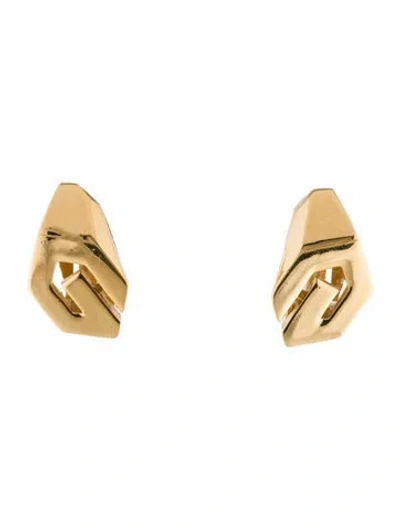 Pre-owned Givenchy Vintage 'g' Clip-on Earrings In Multi