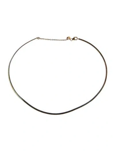 Pre-owned Givenchy Vintage G Pendant Necklace, 17.5" In Multi