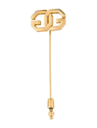 Pre-owned Givenchy Vintage Gg Stick Pin In Multicolor
