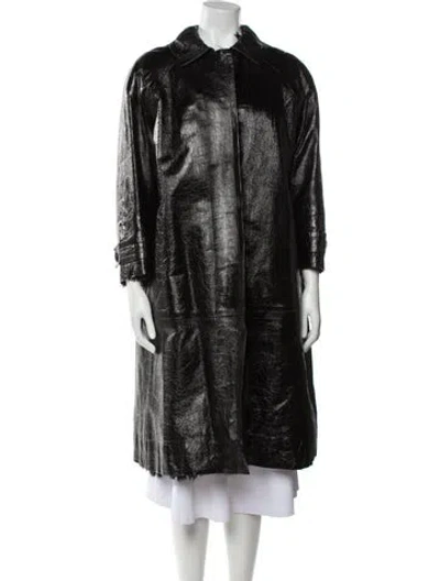 Pre-owned Givenchy Vintage Haute Couture Coat In Black