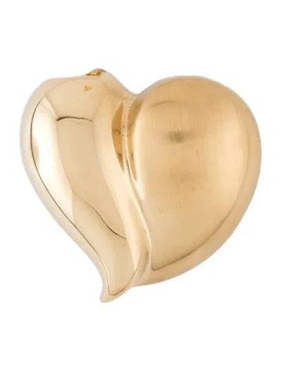 Pre-owned Givenchy Vintage Heart Perfume Holder Brooch In Multicolor