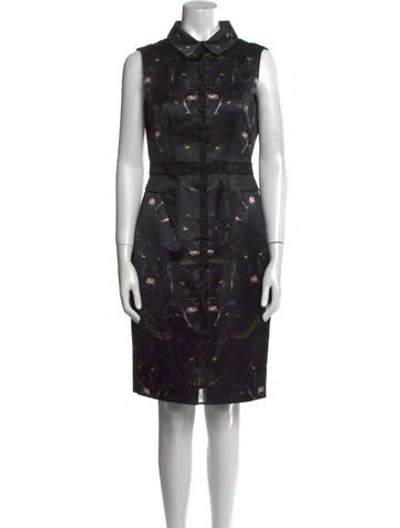 Pre-owned Givenchy Vintage Knee-length Dress In Black