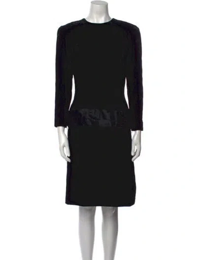 Pre-owned Givenchy Vintage Knee-length Dress In Black