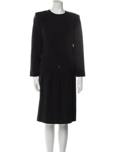 Pre-owned Givenchy Vintage Knee-length Dress In Black