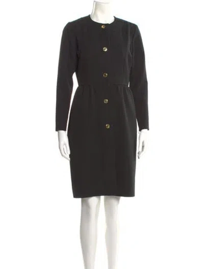 Pre-owned Givenchy Vintage Knee-length Dress In Gray