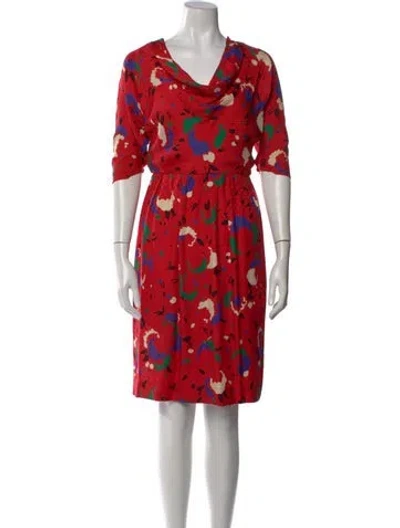 Pre-owned Givenchy Vintage Knee-length Dress In Red