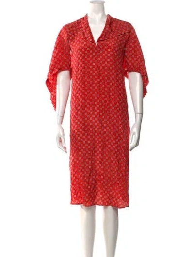 Pre-owned Givenchy Vintage Knee-length Dress In Red