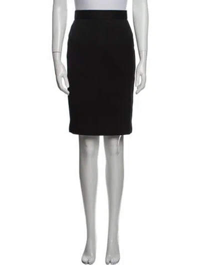 Pre-owned Givenchy Vintage Knee-length Skirt In Black