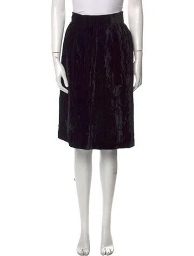 Pre-owned Givenchy Vintage Knee-length Skirt In Black
