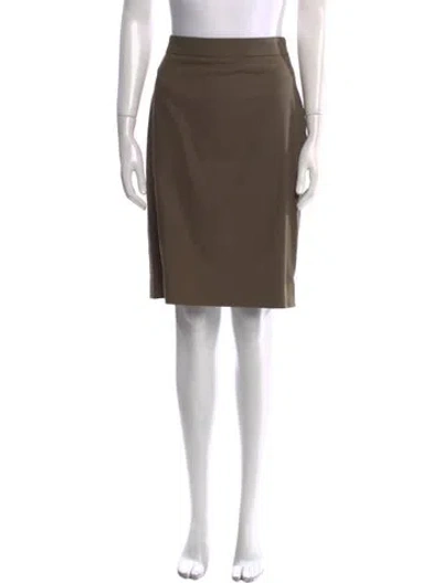 Pre-owned Givenchy Vintage Knee-length Skirt In Brown