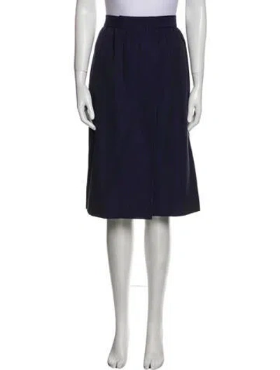 Pre-owned Givenchy Vintage Knee-length Skirt In Gray