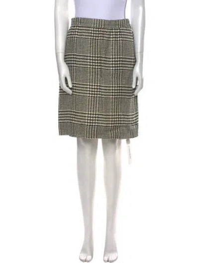 Pre-owned Givenchy Vintage Knee-length Skirt In White