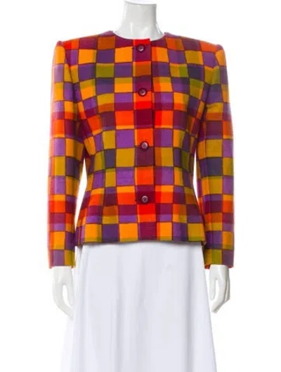 Pre-owned Givenchy Vintage Late 1970's - Early 1980's Blazer In Multi