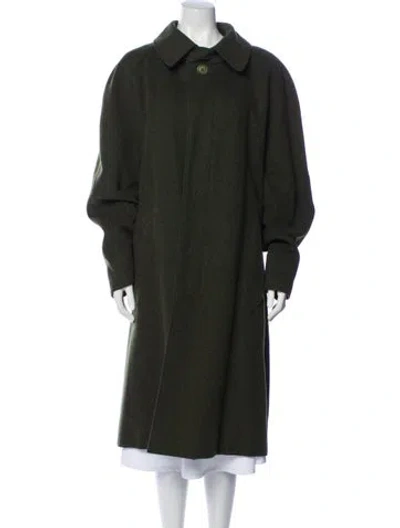 Pre-owned Givenchy Vintage Late 1970's - Early 1980's Coat In Green