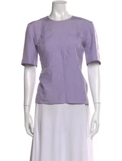 Pre-owned Givenchy Vintage Late 1980's - Early 1990's Top In Purple