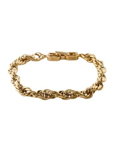 Pre-owned Givenchy Vintage Link Bracelet, 6.5" In Multi