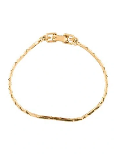 Pre-owned Givenchy Vintage Link Bracelet, 6.5" In Multi
