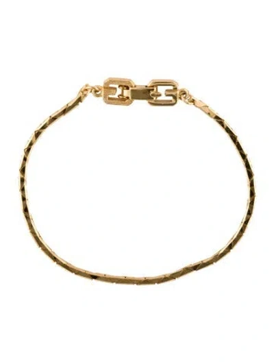 Pre-owned Givenchy Vintage Link Bracelet, 6.75" In Multi