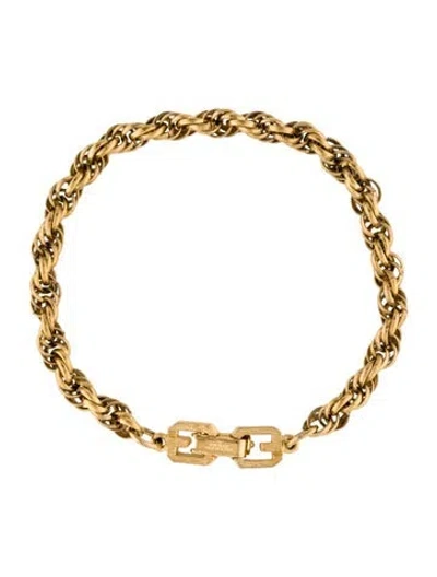 Pre-owned Givenchy Vintage Link Bracelet, 6.75" In Multi