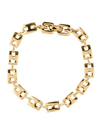 Pre-owned Givenchy Vintage Link Bracelet, 6.75" In Multi
