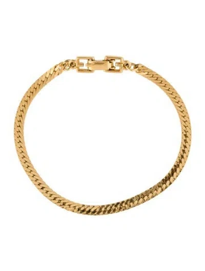 Pre-owned Givenchy Vintage Link Bracelet, 6.75" In Multi