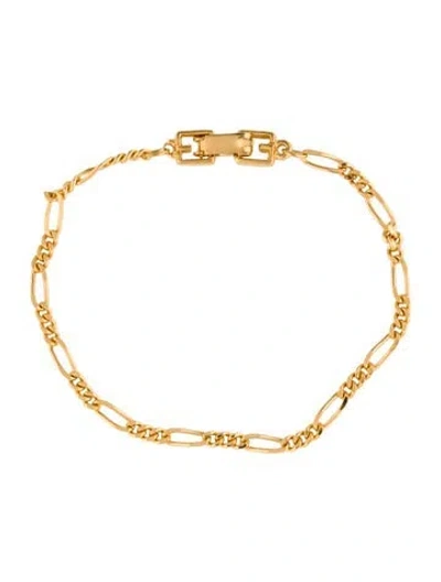 Pre-owned Givenchy Vintage Link Bracelet, 6.75" In Multi