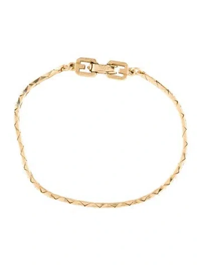 Pre-owned Givenchy Vintage Link Bracelet, 7" In Multi