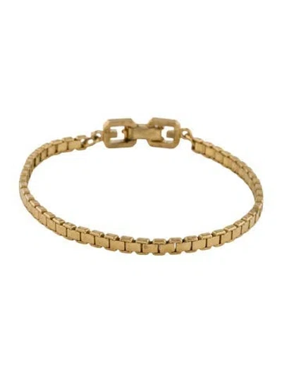 Pre-owned Givenchy Vintage Link Bracelet, 7" In Multi