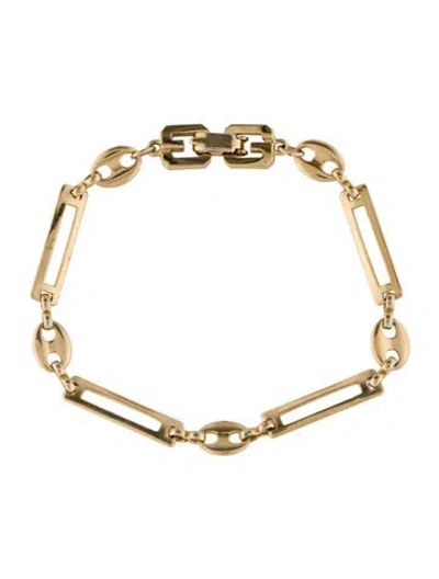 Pre-owned Givenchy Vintage Link Bracelet, 7" In Multi