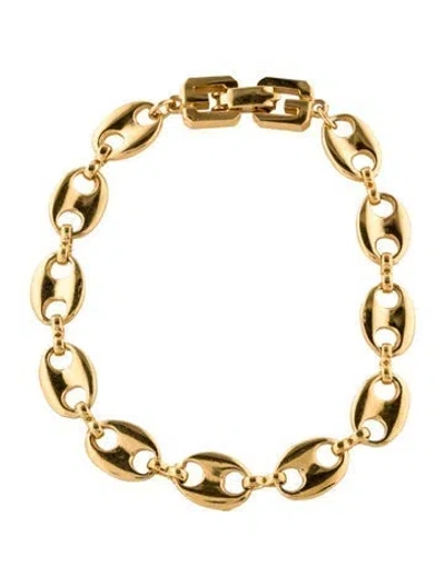 Pre-owned Givenchy Vintage Link Bracelet, 7" In Multi