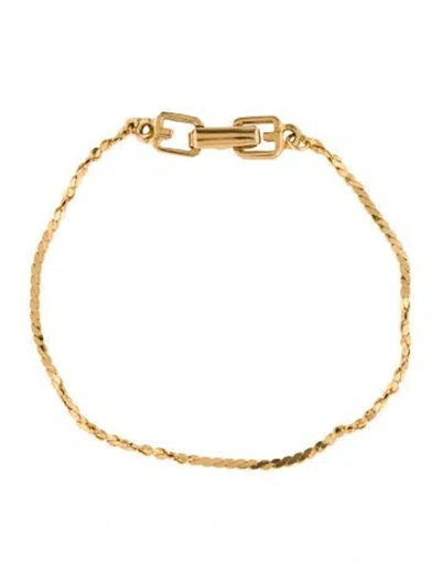 Pre-owned Givenchy Vintage Link Bracelet, 7" In Multi