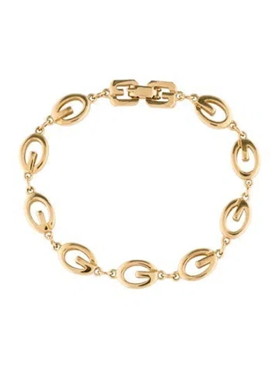 Pre-owned Givenchy Vintage Link Bracelet, 7" In Multi