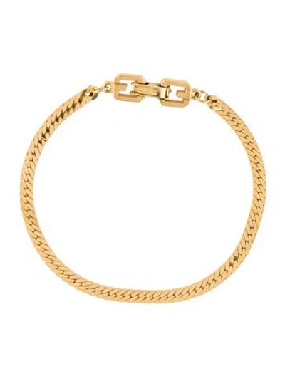 Pre-owned Givenchy Vintage Link Bracelet, 7" In Multi