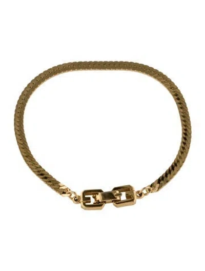 Pre-owned Givenchy Vintage Link Bracelet, 7" In Multi