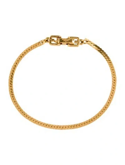 Pre-owned Givenchy Vintage Link Bracelet, 7" In Multi