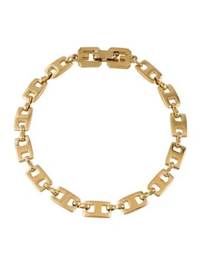 Pre-owned Givenchy Vintage Link Bracelet, 7.25" In Multi