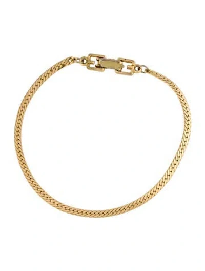 Pre-owned Givenchy Vintage Link Bracelet, 7.25" In Multi