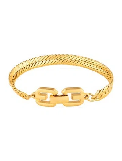 Pre-owned Givenchy Vintage Link Bracelet, 8" In Multicolor