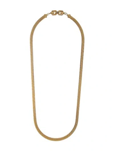 Pre-owned Givenchy Vintage Long Chain Necklace, 31.5" In Multi