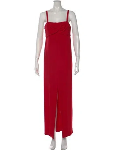 Pre-owned Givenchy Vintage Long Dress In Red