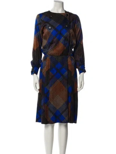 Pre-owned Givenchy Vintage Midi Length Dress In Multi