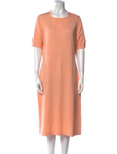 Pre-owned Givenchy Vintage Midi Length Dress In Pink
